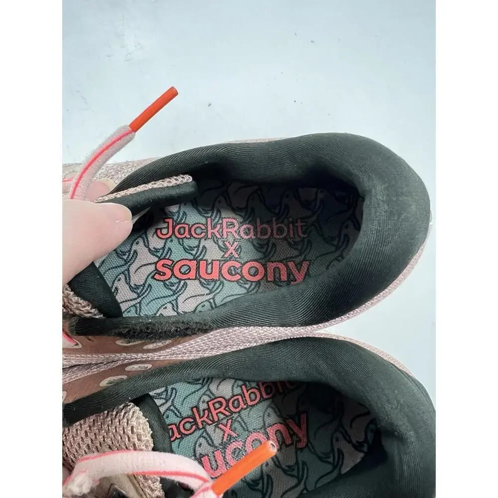 Saucony Jack Rabbit Women’s Running Shoe Sneaker Sz 9 S10543-50 Pink